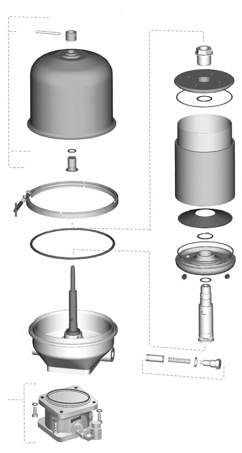 Vue éclatée du modèle 3600
